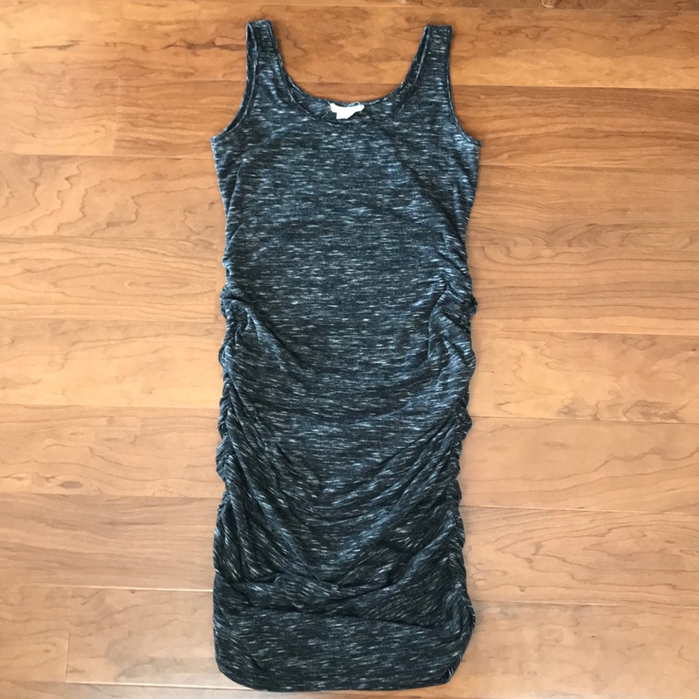 Ingrid and Isabel Ruched maternity tank dress